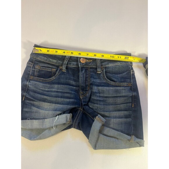 American Eagle Midi Blue Super Super Stretch Womens Denim 0 - Picture 3 of 12